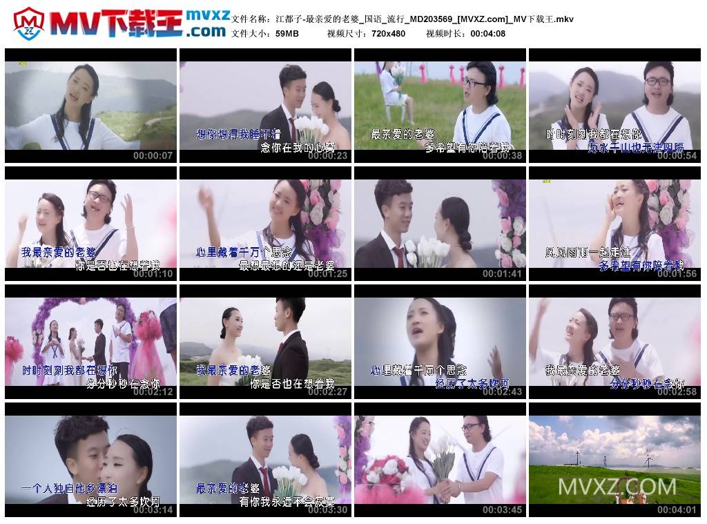 江都子-最亲爱的老婆_国语_流行_MD203569